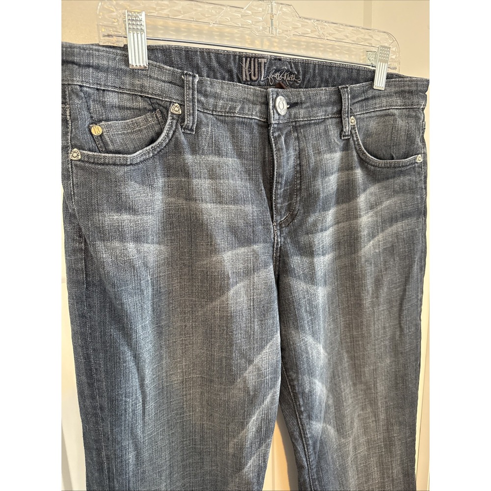 KUT From The Kloth Jeans Women's Size 14 Natalie High Rise Bootcut Short